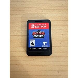 Wild Card Football Nintendo Switch Game Card